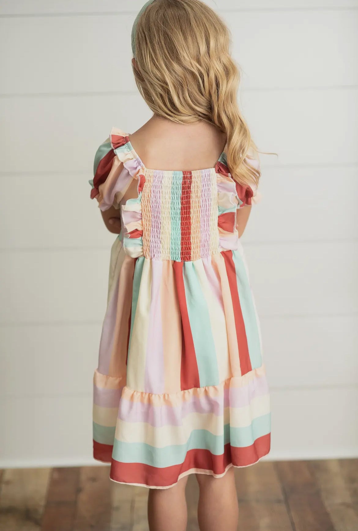 Rainbow Stripe Dress