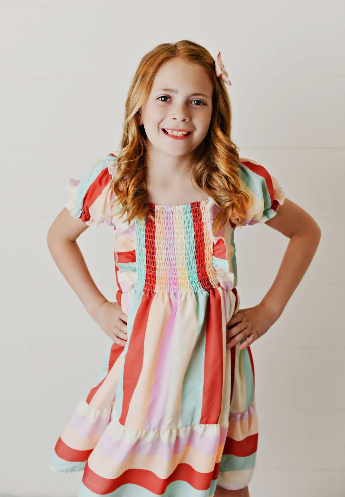 Rainbow Stripe Dress